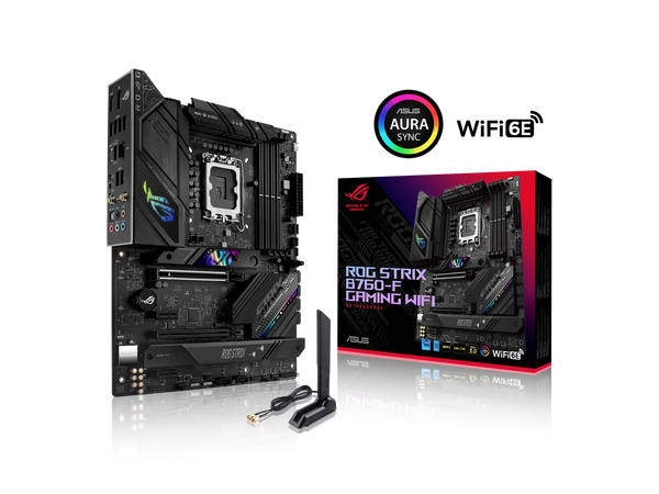 ASUS ROG Strix B760-F Gaming WiFi Intel B760(13th and 12th Gen) LGA 1700 ATX