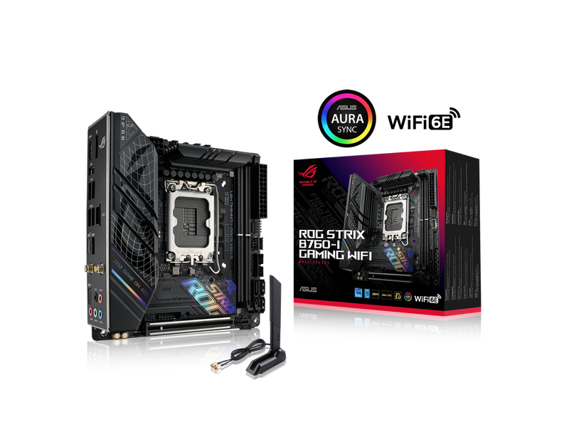 ASUS ROG Strix B760-I Gaming WiFi Intel B760(13th and 12th Gen) LGA 1700