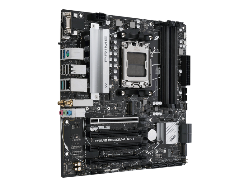 ASUS Prime B650M-A AX II AMD B650(Ryzen 7000) Micro-ATX motherboard(DDR5