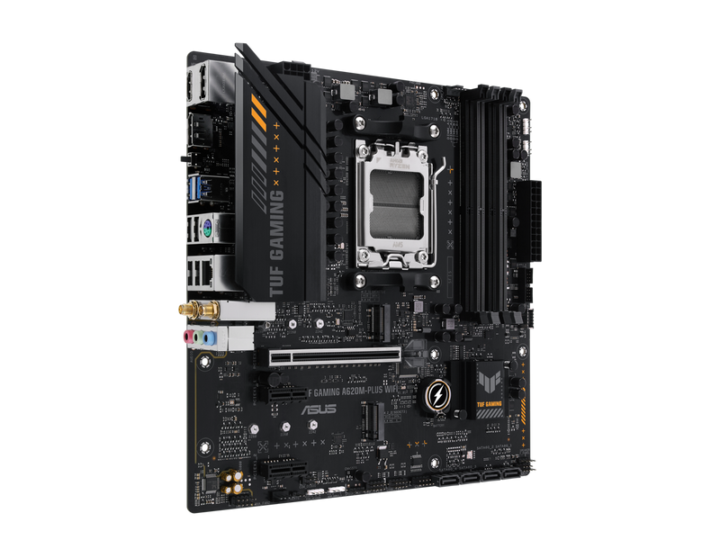 ASUS TUF GAMING A620M-PLUS WiFi AMD AM5 Ryzen7000 microATX gaming motherboard