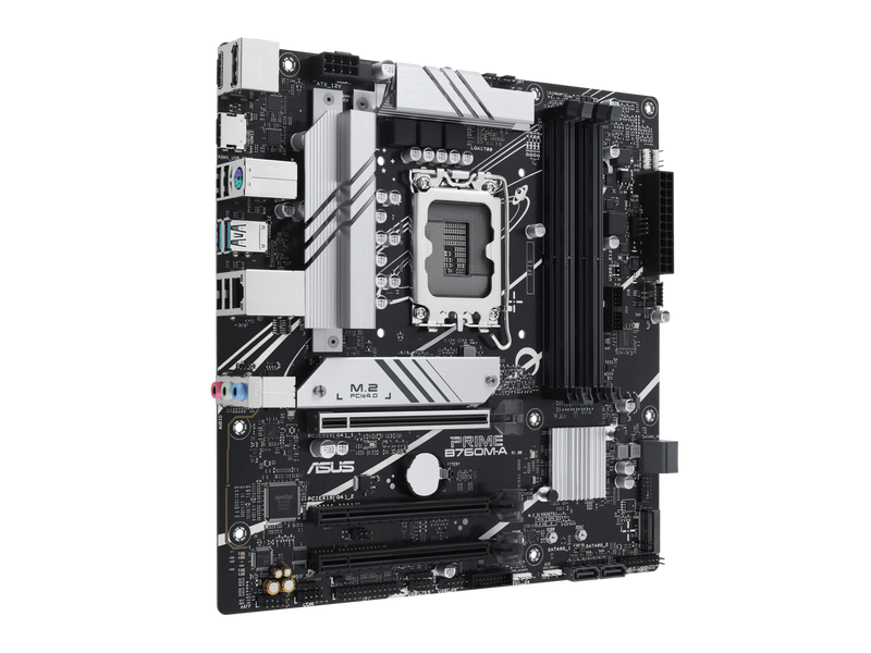 ASUS PRIME B760M-A Intel B760 (LGA 1700)(13th and 12th Gen) mATX motherboard,