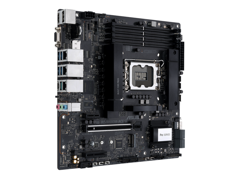 Pro WS W680M-ACE SE Intel LGA 1700 mATX BMC AST2600 onboard workstation