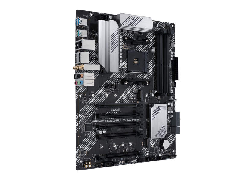 ASUS Prime B550-PLUS AC-HES AMD AM4 (3rd Gen Ryzen) ATX motherboard (dual M.2,