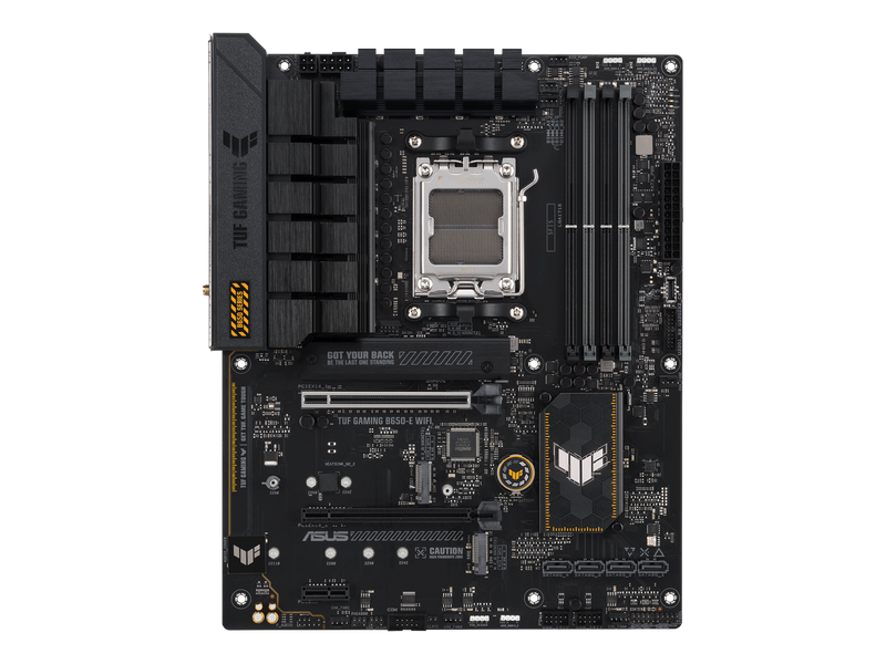 ASUS TUF GAMING B650-E WIFI AMD B650 AM5 ATX motherboard, DDR5, 8+2 teamed power