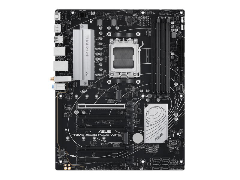 PRIME A620-PLUS WIFI6 AMD A620 AM5 ATX motherboard, DDR5, PCIe 4.0 support, dual