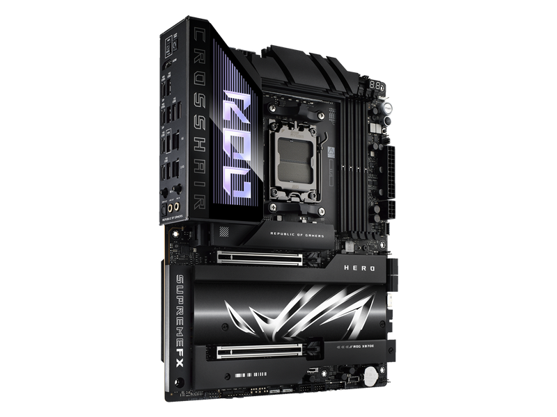 ASUS ROG CROSSHAIR X870E HERO AMD X870E AM5 ATX motherboard, Advanced AI PC