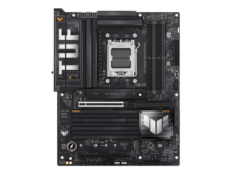 ASUS TUF GAMING X870-PLUS WIFI AMD AM5 X870 ATX motherboard, 16+2+1, 80A SPS