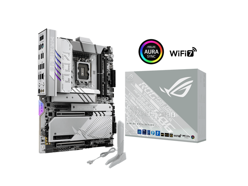 ASUS ROG MAXIMUS Z890 APEX Intel® Z890 LGA 1851 ATX motherboard, Advanced AI