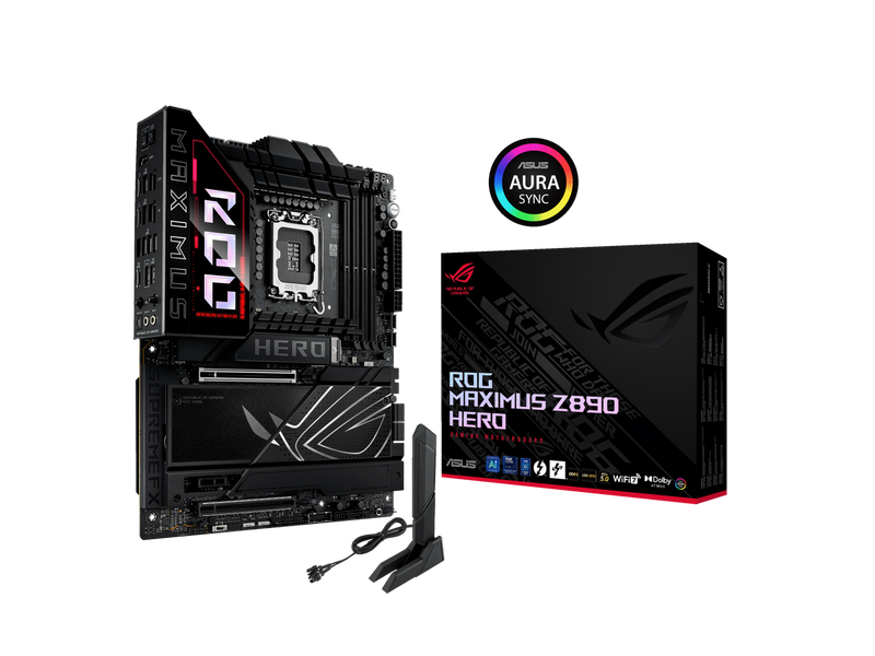 ASUS ROG MAXIMUS Z890 HERO Intel® Z890 LGA 1851 ATX motherboard, Advanced AI