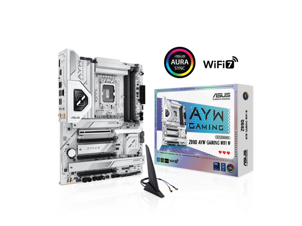 ASUS Z890 AYW GAMING WIFI W ATX Z890 motherboard, Intel Core Ultra Series 2