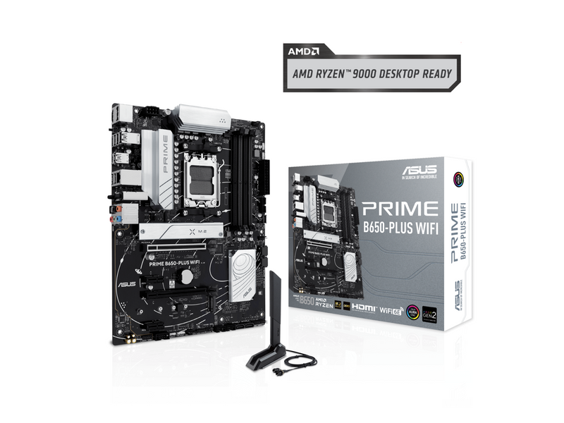 ASUS PRIME B650-PLUS WIFI AMD B650 AM5 Ryzen™ Desktop 9000 8000 & 7000 ATX