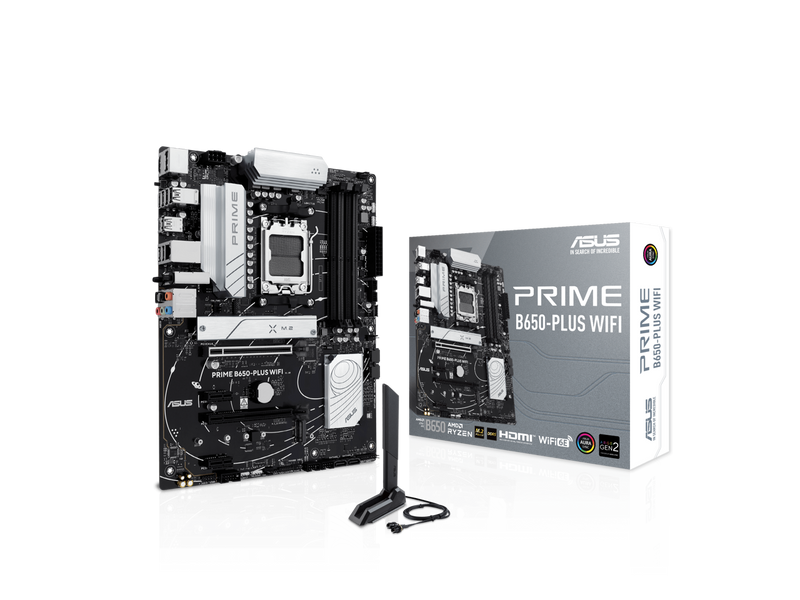 ASUS PRIME B650-PLUS WIFI AMD B650 AM5 Ryzen™ Desktop 9000 8000 & 7000 ATX