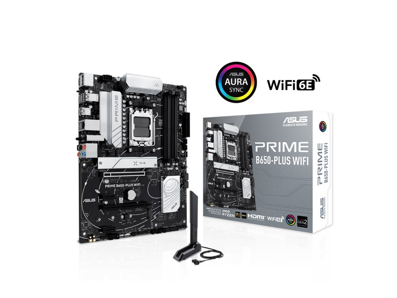 ASUS PRIME B650-PLUS WIFI AMD B650 AM5 Ryzen™ Desktop 9000 8000 & 7000 ATX