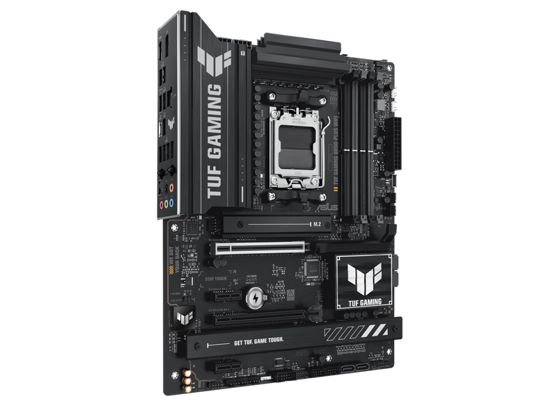 ASUS TUF GAMING B850-PLUS WIFI AMD AM5 B850 ATX motherboard, 14+2+1 80A stages,