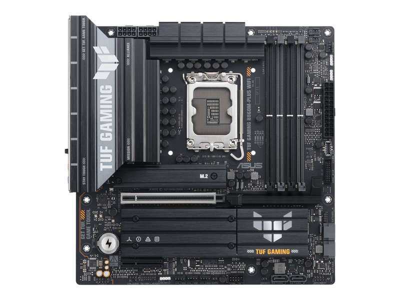 ASUS TUF GAMING B860M-PLUS WIFI B860 LGA 1851 mATX motherboard, Intel Core Ultra