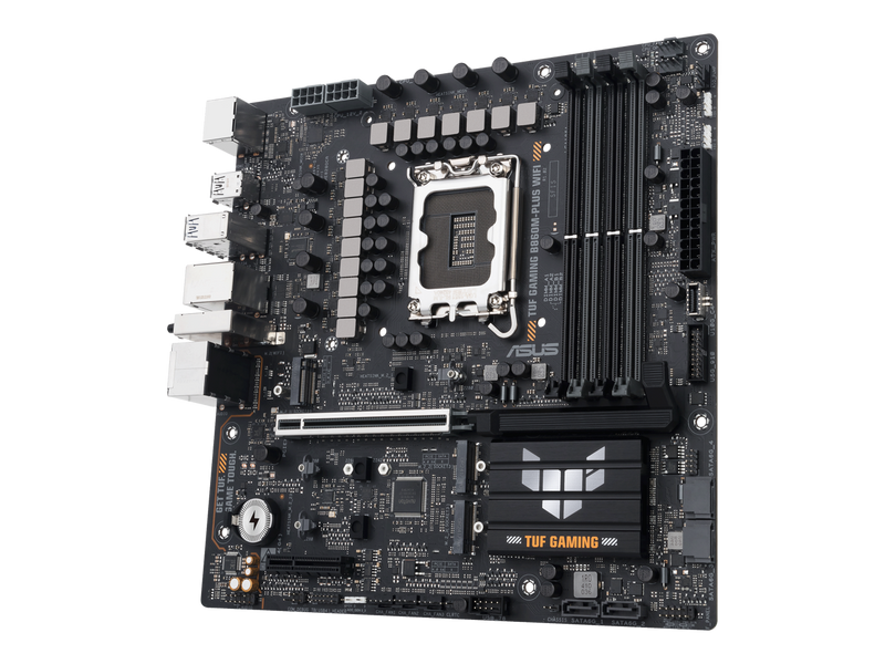 ASUS TUF GAMING B860M-PLUS WIFI B860 LGA 1851 mATX motherboard, Intel Core Ultra