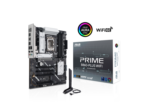 ASUS PRIME B860-PLUS WIFI B860 LGA 1851 ATX motherboard, Intel Core Ultra Series