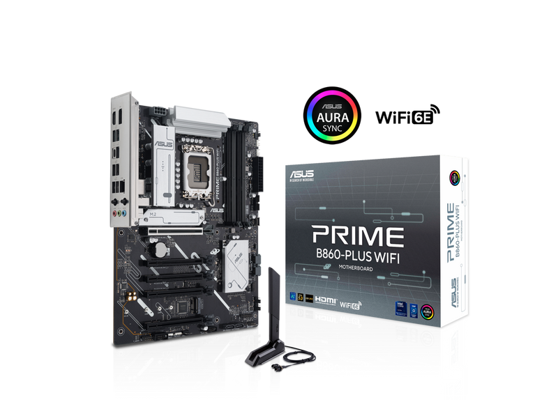 ASUS PRIME B860-PLUS WIFI B860 LGA 1851 ATX motherboard, Intel Core Ultra Series