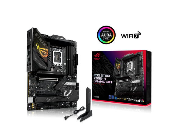 ASUS ROG STRIX Z890-H GAMING WIFI Z890 LGA 1851 ATX motherboard, Intel Core
