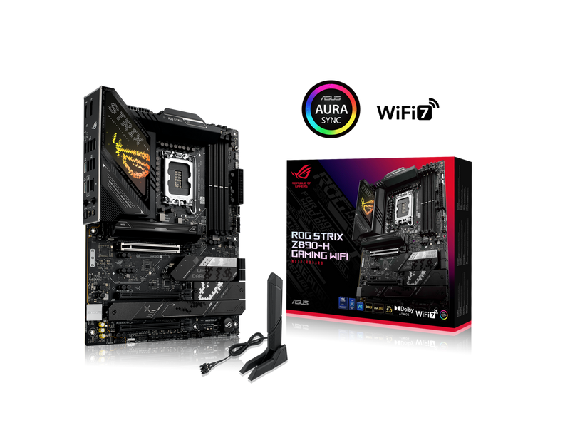 ASUS ROG STRIX Z890-H GAMING WIFI Z890 LGA 1851 ATX motherboard, Intel Core
