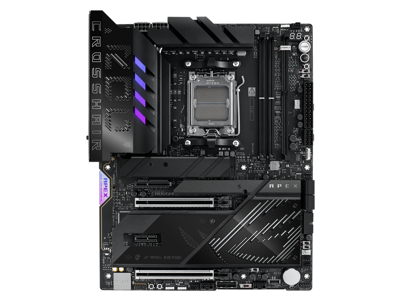 ASUS ROG CROSSHAIR X870E APEX AMD X870E AM5 ATX motherboard, Advanced AI