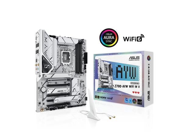 ASUS Z790-AYW WIFI W II Intel Z790 (LGA 1700) ATX motherboard with PCIe 5.0,