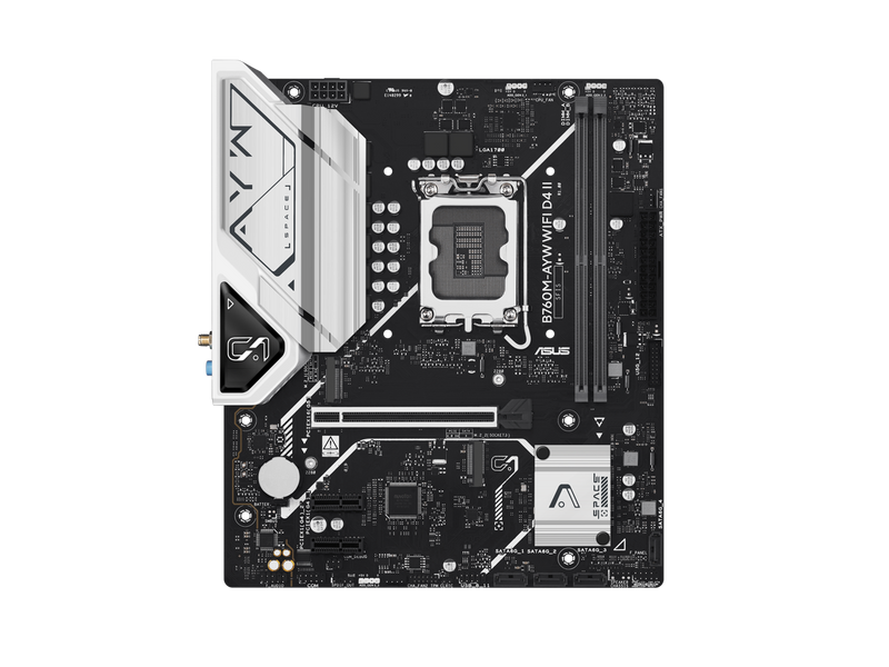 ASUS B760M-AYW WIFI D4 II Intel B760 (LGA 1700) microATX mATX motherboard, PCIe