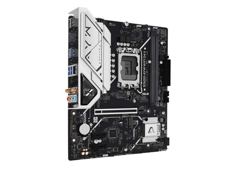 ASUS B760M-AYW WIFI D4 II Intel B760 (LGA 1700) microATX mATX motherboard, PCIe