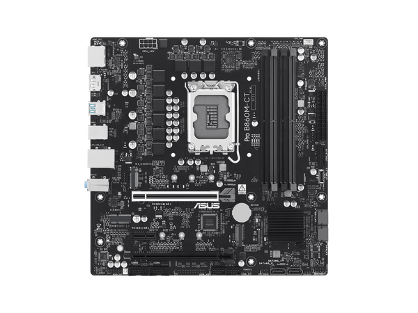 ASUS PRO B860M-CT-CSM Intel B860 (LGA 1851) mATX Motherboard, PCIe 5.0, DDR5, 2x