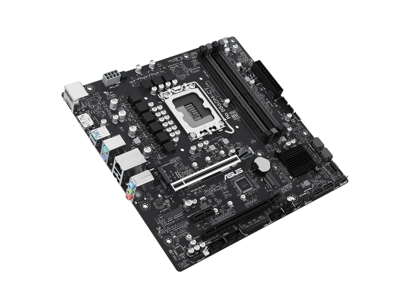 ASUS PRO B860M-CT-CSM Intel B860 (LGA 1851) mATX Motherboard, PCIe 5.0, DDR5, 2x