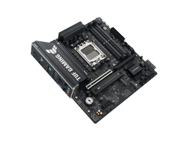 ASUS TUF GAMING B850M-E WIFI AMD B850 mATX motherboard, 8+2+1 80A DrMOS power