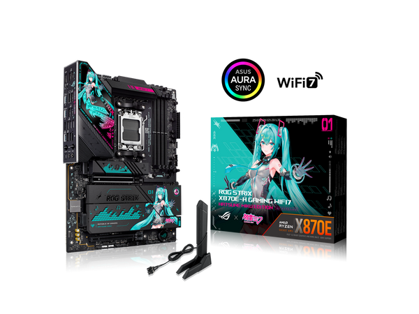 ASUS ROG STRIX X870E-H GAMING WIFI7 HATSUNE MIKU EDITION AMD X870E ATX