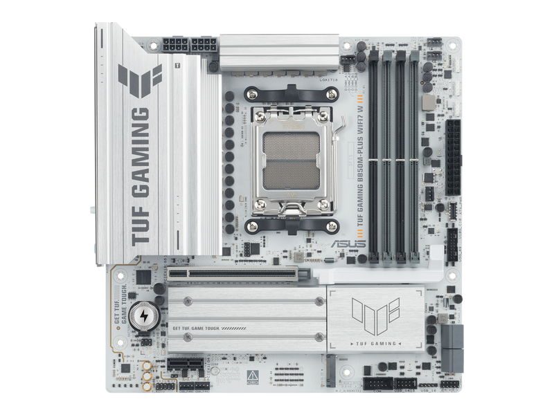 ASUS TUF GAMING B850M-PLUS WIFI7 W AMD B850 mATX motherboard, 14+2+1 80A DrMOS