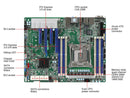 ASRock Rack WC422D8A-2T/U Single Socket R4 LGA2066/ Intel C422/ DDR4/