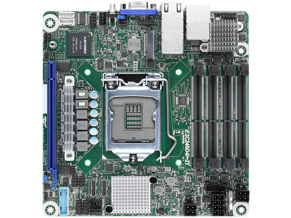 ASRock Rack E3C246D4I-2T Xeon E-2100/ Intel C246/ DDR4/ SATA3&USB3.1/
