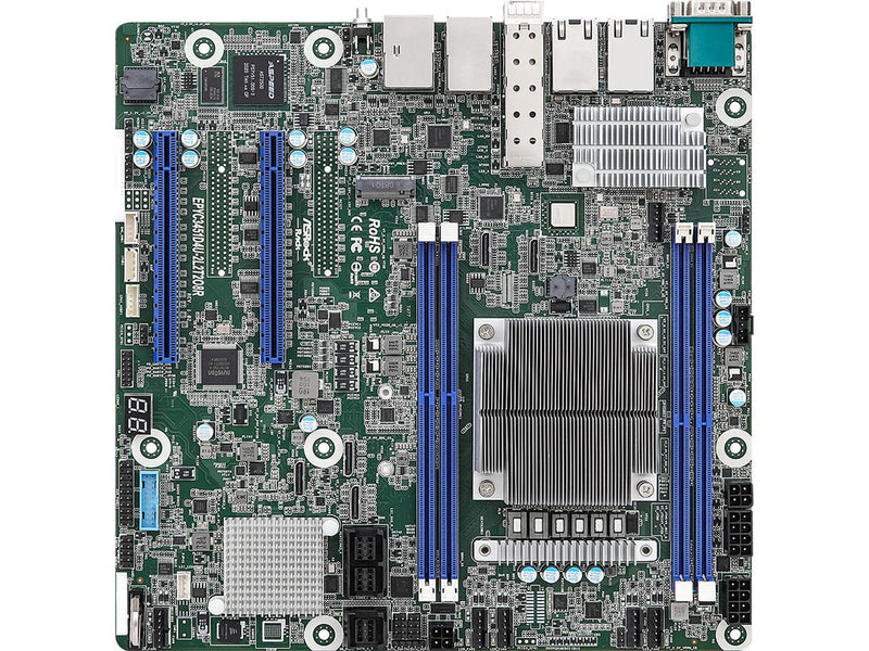 AsRock Rack EPYC3451D4U-2L2T2O8R Micro-ATX Server Motherboard AMD EPYC Embedded