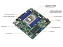 AsRock Rack ROMED8U-2T Micro ATX Server Motherboard Single Socket SP3 (LGA4094)