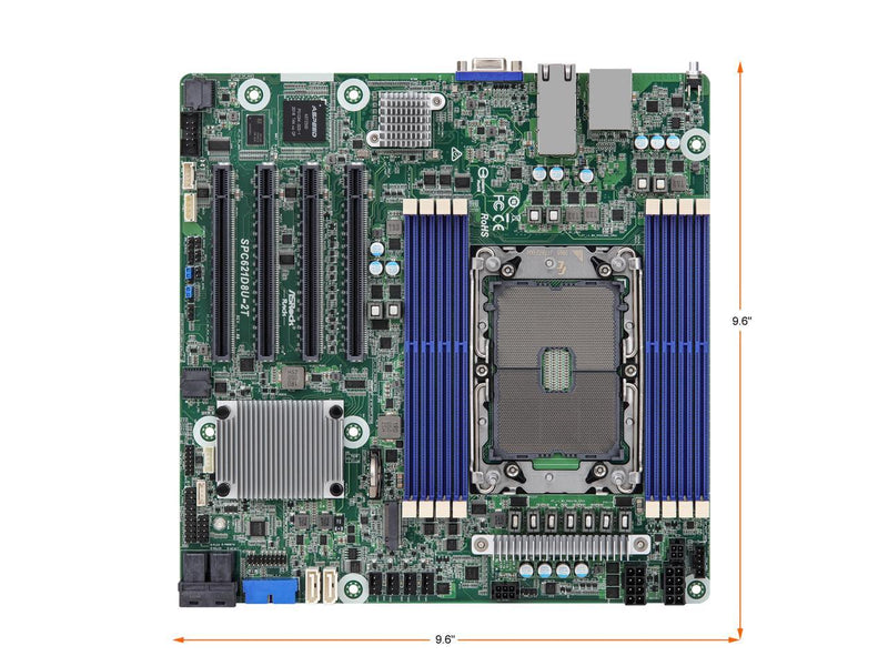 AsRock Rack SPC621D8U-2T Micro ATX Server Motherboard LGA 4189 Intel C621A