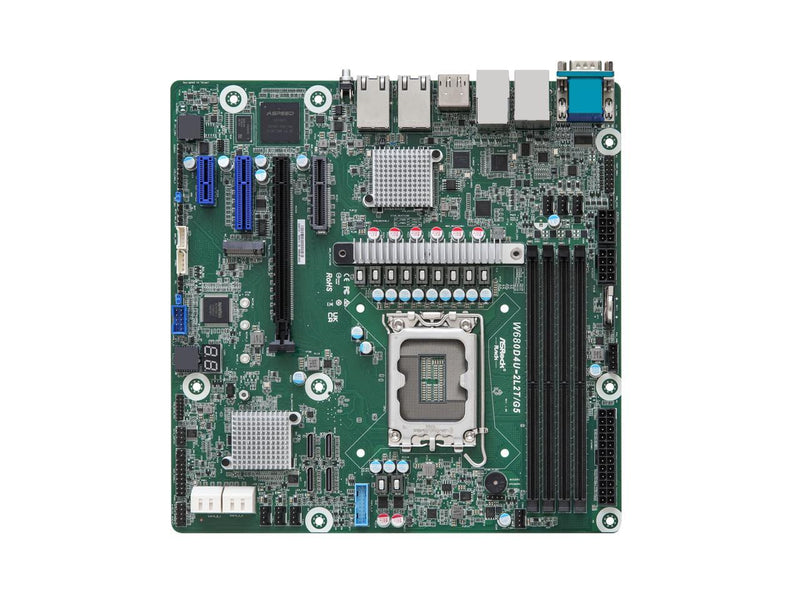 AsRock Rack W680D4U-2L2T/G5 Micro-ATX Server Motherboard Single Socket 12th &