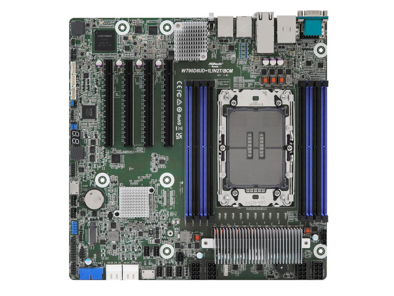 ASRock Rack Server Motherboard W790D8UD-1L1N2T/BCM Deep Micro 2x 1GLan Single