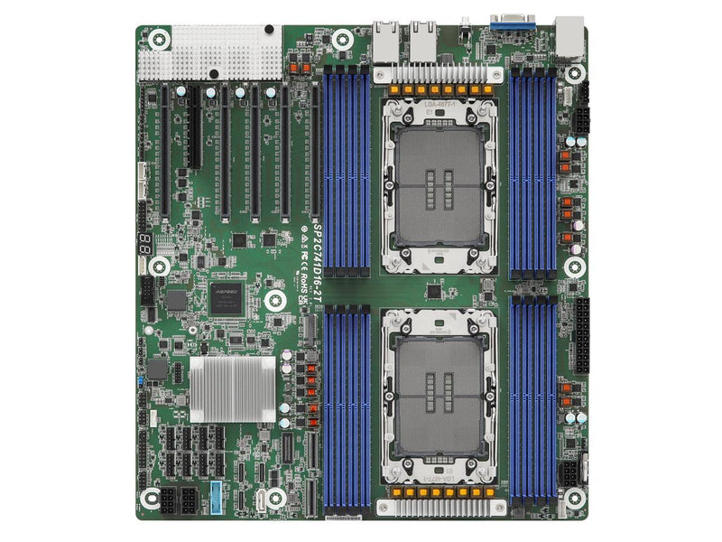 ASRock Rack Server Motherboard SP2C741D16-2T EEB 1+1 Socket E (LGA 4677) 5th and
