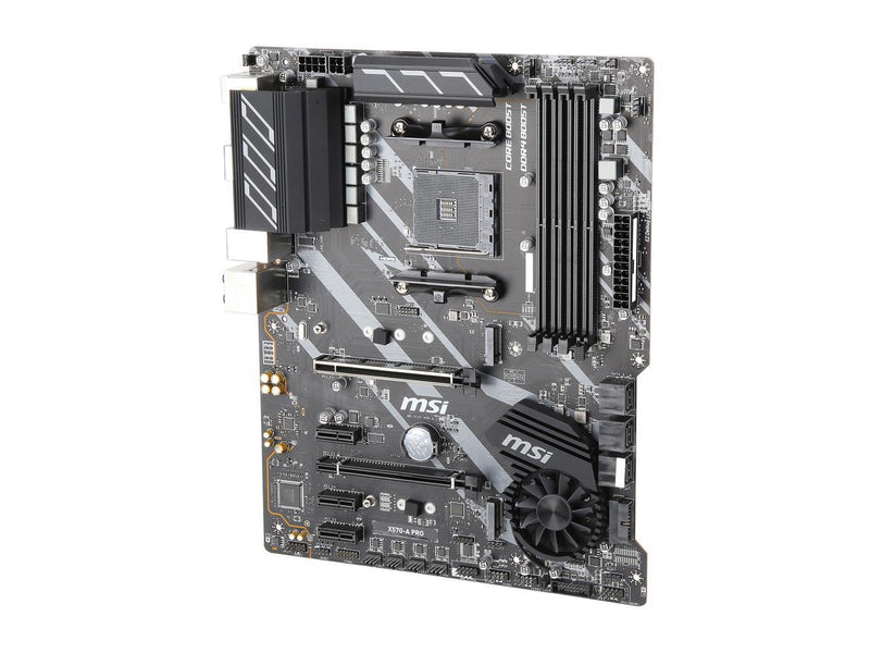 MSI X570-A PRO Motherboard (AMD AM4, DDR4, PCIe 4.0, SATA 6Gb/s, M.2