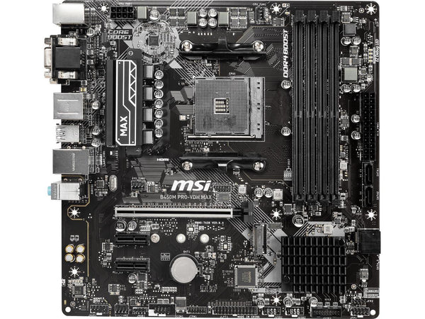 MSI ProSeries AMD Ryzen 2ND and 3rd Gen AM4 M.2 USB 3 DDR4 D-Sub DVI HDMI