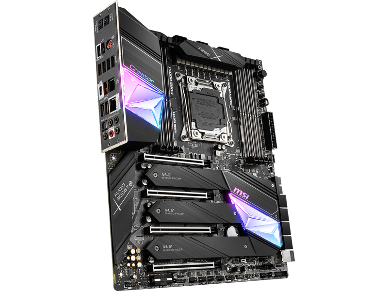 MSI Creator X299 LGA 2066 Intel X299 Extended ATX Intel Motherboard