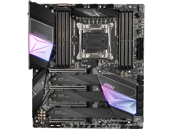 MSI Creator X299 LGA 2066 Intel X299 Extended ATX Intel Motherboard