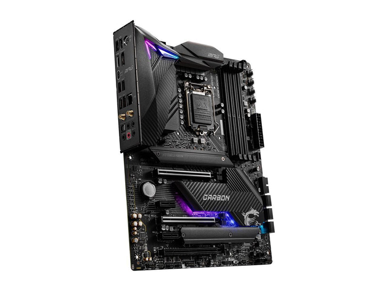 MSI MPG Z490 Gaming Carbon WiFi Gaming Motherboard (ATX, 10th Gen Intel