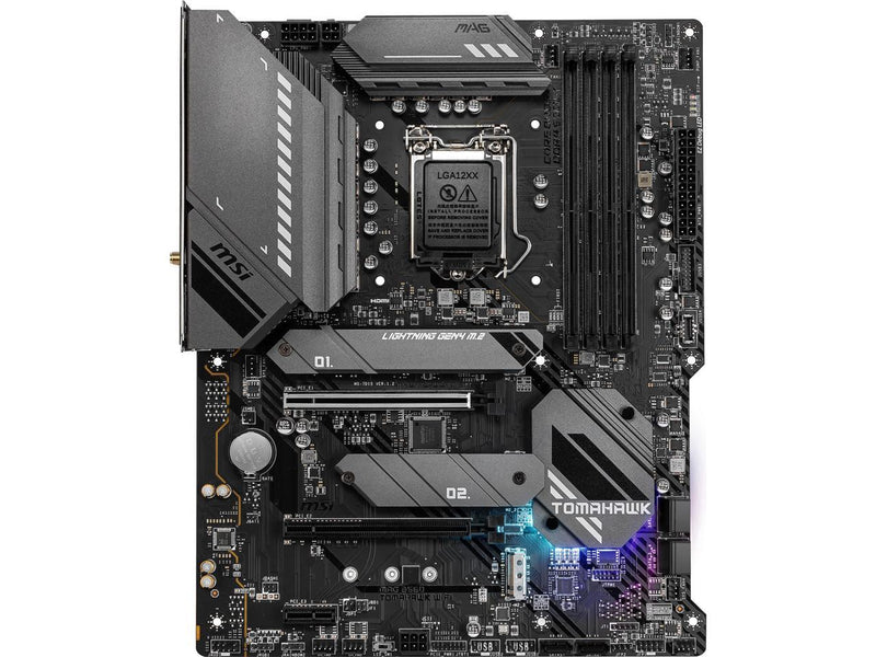 MSI MAG B560 Tomahawk WiFi Gaming Motherboard (ATX, 11th/10th Gen Intel