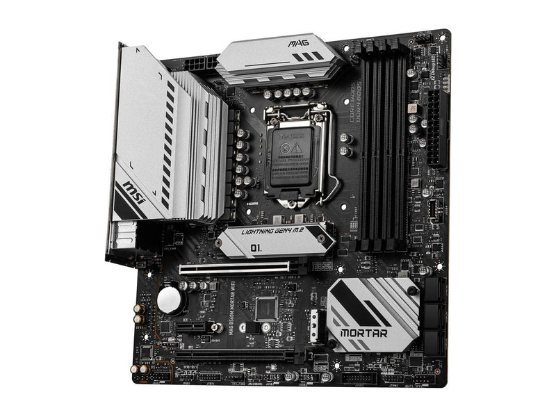 MSI MAG B560M Mortar WiFi Gaming Motherboard (mATX, 11th/10th Gen Intel