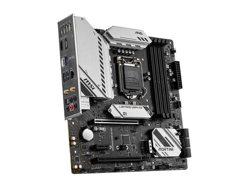 MSI MAG B560M Mortar WiFi Gaming Motherboard (mATX, 11th/10th Gen Intel
