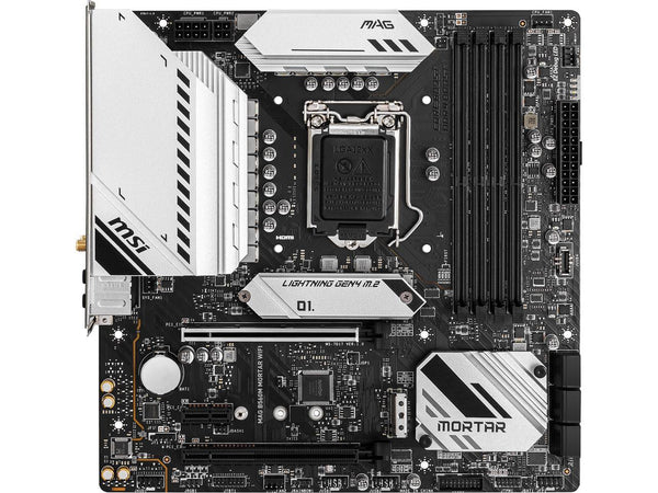 MSI MAG B560M Mortar WiFi Gaming Motherboard (mATX, 11th/10th Gen Intel